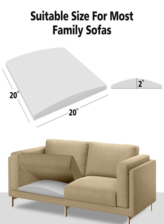 RA RUNNING ALIEN Couch Cushions Support for Sagging Seat -20"X 20"Curved Foam Sofa Cushion Support Board,Grey Couch Supporterfor Under The Cushions,Set of 3 - Image 2